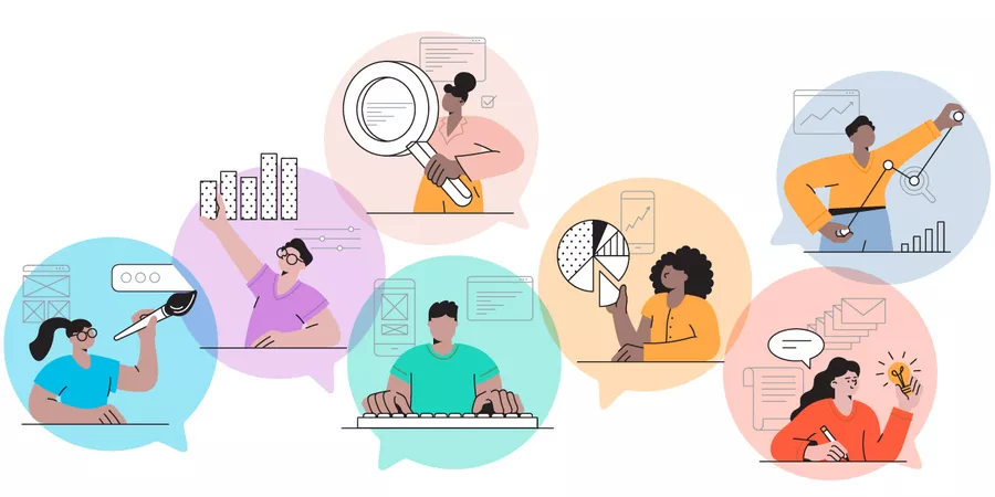 The Balance About Us_Animated People Doing Financial Tasks